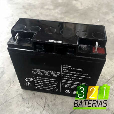 Batería monoblock AGM U-Power 12V 7.2Ah sin mantenimiento